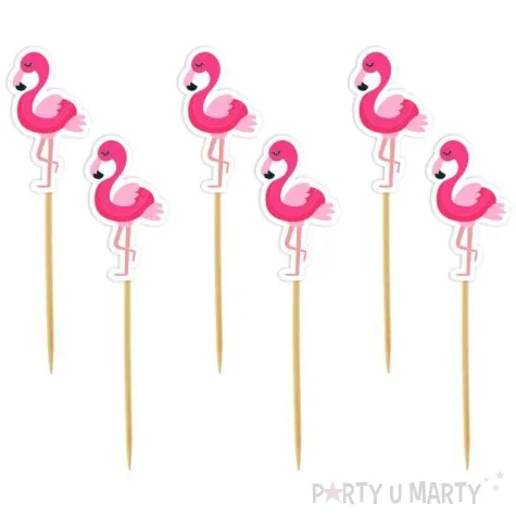 pikery flamingi 6 szt