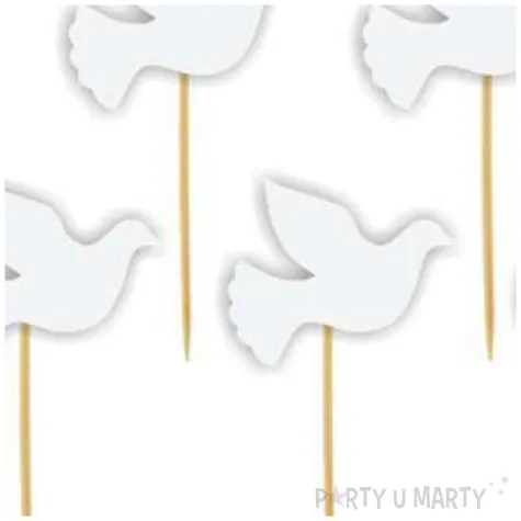 pikery golab biale 9 cm 6 szt