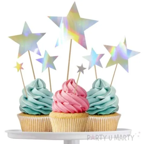 pikery gwiazdki opalizujace arpex 6 14 5 cm 7 szt