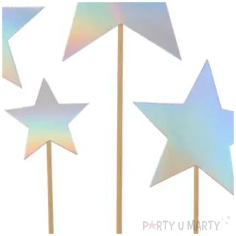 pikery gwiazdki opalizujace arpex 6 14 5 cm 7 szt