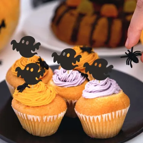 pikery halloween duszki czarne 6 szt