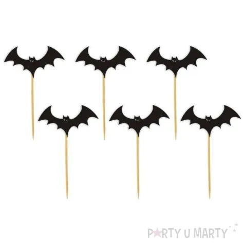 pikery halloween nietoperze 6 szt