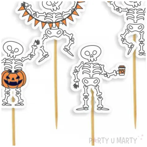 pikery halloween wesole kosciotrupy 6 szt