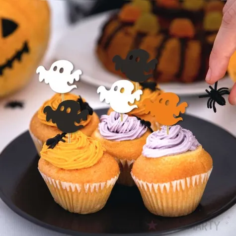 pikery halloween z duchami mix 6 szt