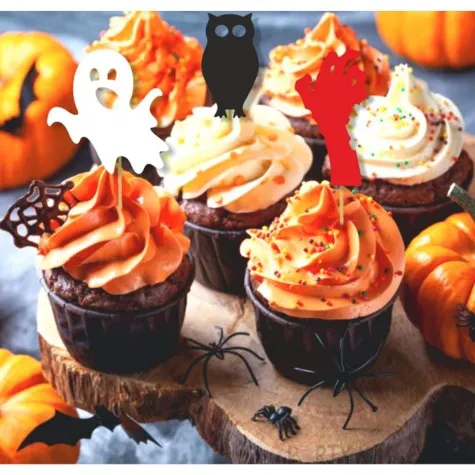 pikery halloweenowy strach wielokolorowy 6 szt