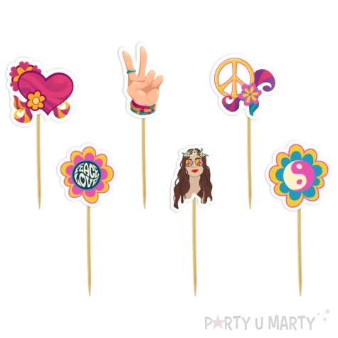 pikery hippisowska wolnosc mix 6 szt