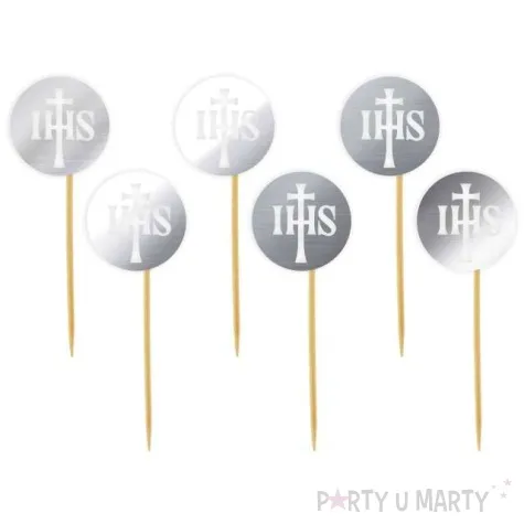 pikery ihs light srebrne metalik 6 szt