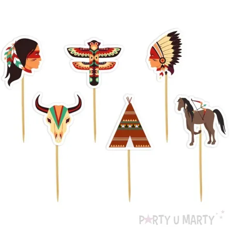 pikery indianski szaman 6 szt