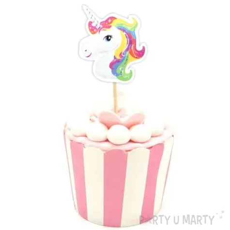 pikery jednorozec pastel 6 szt