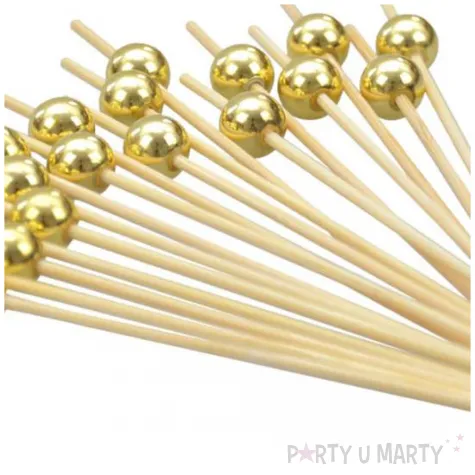 pikery koktajlowe celebrate z perelka arpex 12 cm 24 szt