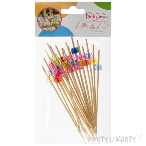 pikery koktajlowe diamenciki 12cm 24 szt