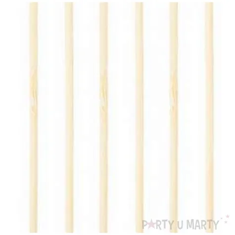 pikery koktajlowe drewniane kuleczki czerwone godan 24 szt