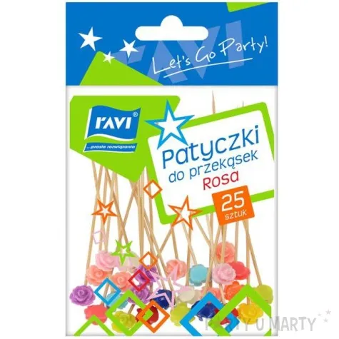pikery koktajlowe polne rozyczki mix ravi 25 szt