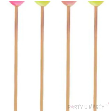 pikery koktajlowe serca pastelowe mix arpex 12 cm 16 szt