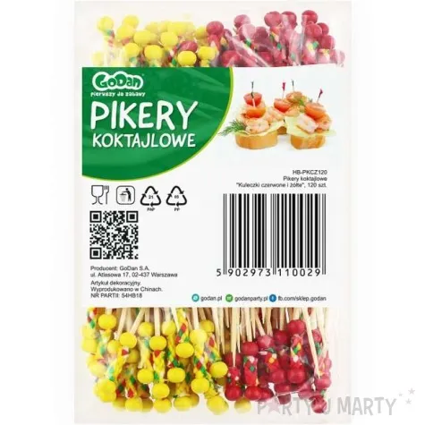 pikery kuleczki podwojne mix godan 120 szt