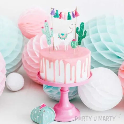 pikery lama mix partydeco 9 20 cm 5 szt