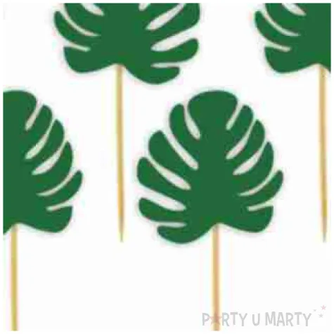 pikery monster lisc zielone 6 szt