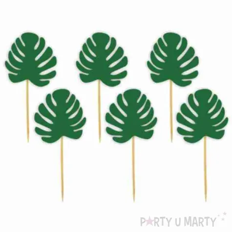 pikery monster lisc zielone 6 szt