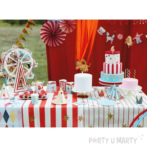 pikery na muffinki cyrk dekoracje na babeczki 11 5 cm 6 szt