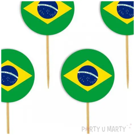 pikery panstwa swiata brazylia 6 szt