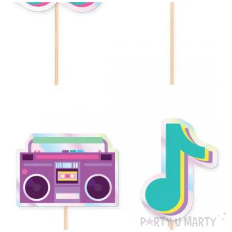 pikery rretro disco partypal 8 szt