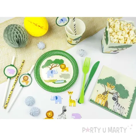 pikery safari zwierzeta congee 6 szt