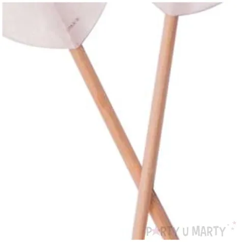 pikery serca biale folat 6 5 cm 50 szt