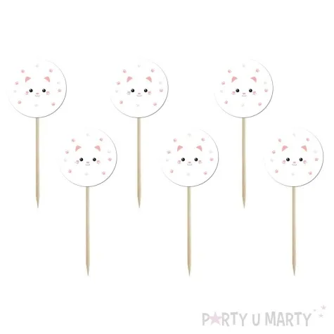 pikery slodki kotek bialy congee 6 szt