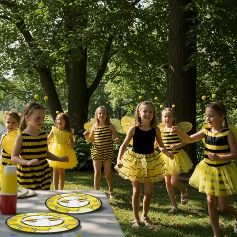 pikery sloneczne pszczolki zolte 6 szt