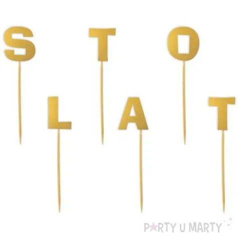 pikery sto lat zlote 6 szt