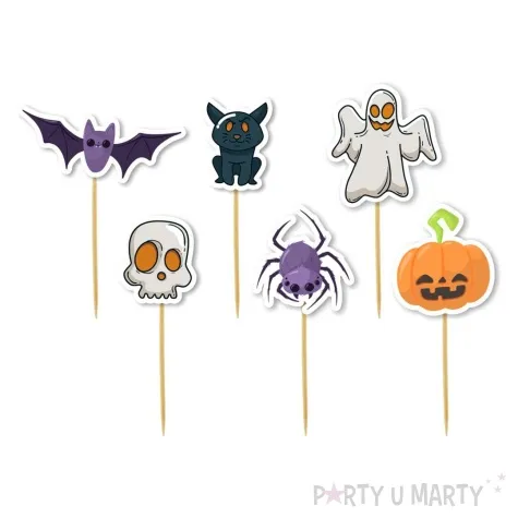 pikery straszne halloween 6 szt