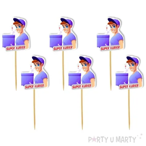 pikery super kurier fioletowy 6 szt