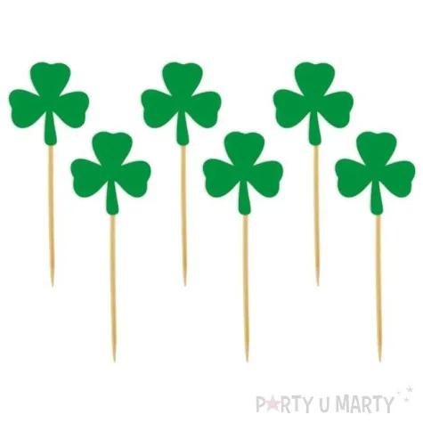 pikery sw patryk koniczynka pelna zielone 6 szt