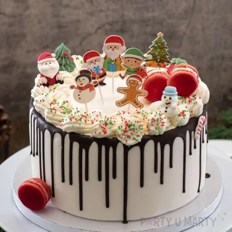 pikery swiateczne szalenstwo dekora 30 szt