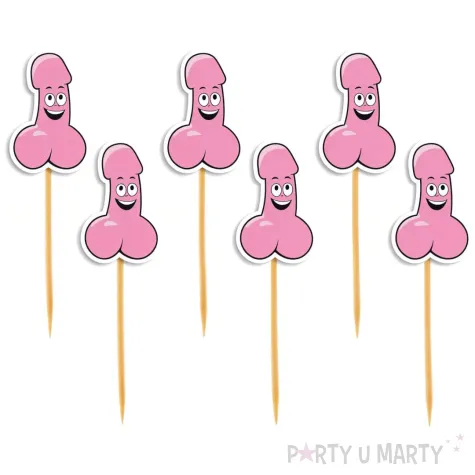 pikery wesole peniski 6 szt