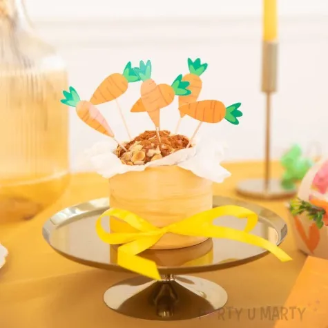 pikery wielkanoc marchewki pomaranczowy partypal 6 szt