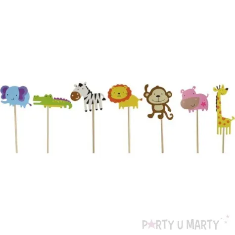 pikery zwierzeta safari mix arpex 12 cm 7 szt