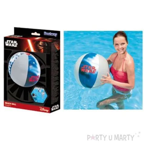 pilka plazowa star wars dmuchana bestway 61 cm