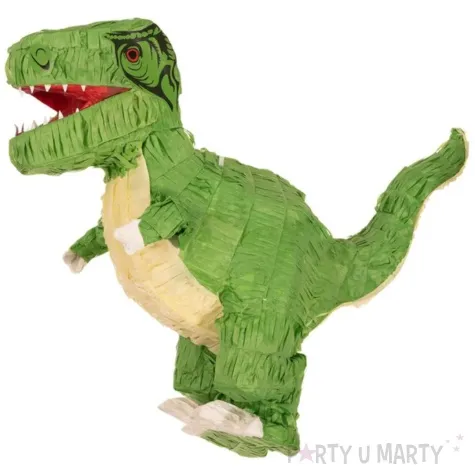 piniata dinozaur t rex zielony smiffys 41 x 37 cm