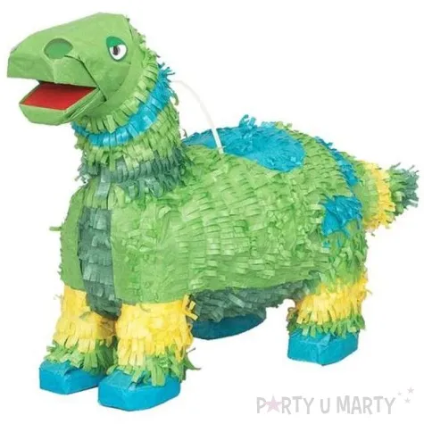 piniata dinozaur zielony unique 48x25 cm