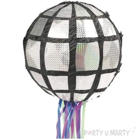 piniata dyskotekowa kula amscan 27x27 cm