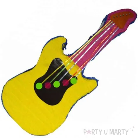 piniata gitara funnyfashion 79x 30 cm