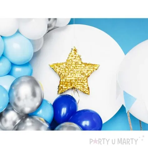 piniata gwiazda zlota partydeco 44 5x42 5x9 cm