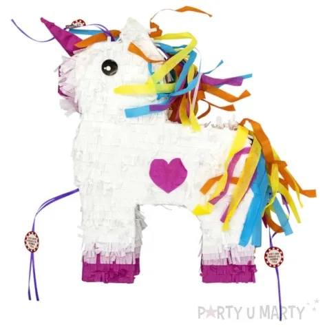 piniata jednorozec bialy amscan 43 x 26 5 cm