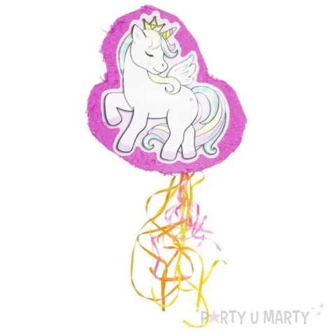 piniata jednorozec rozowy amscan 40 x 41 cm