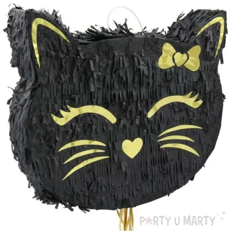 piniata kot czarny godan 35 x 37 cm