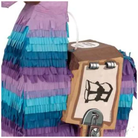 piniata lama fortnite unique 51 x 28 cm