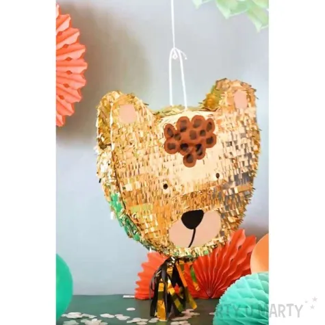 piniata lampart zloty folat 50 x 48 cm