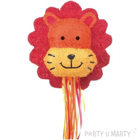 piniata lew pomaranczowy amscan 42 x 40 cm