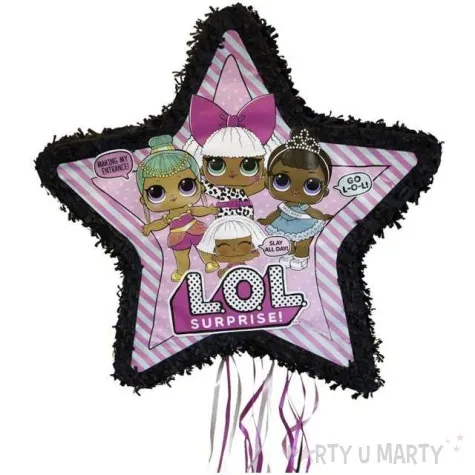 piniata lol surprise gwiazda unique 57 x 55 cm